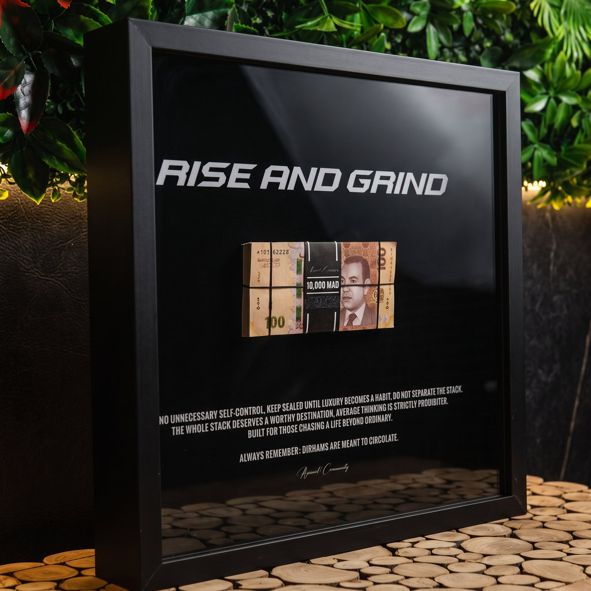 Rise And Grind 100 MAD Œuvre d'art